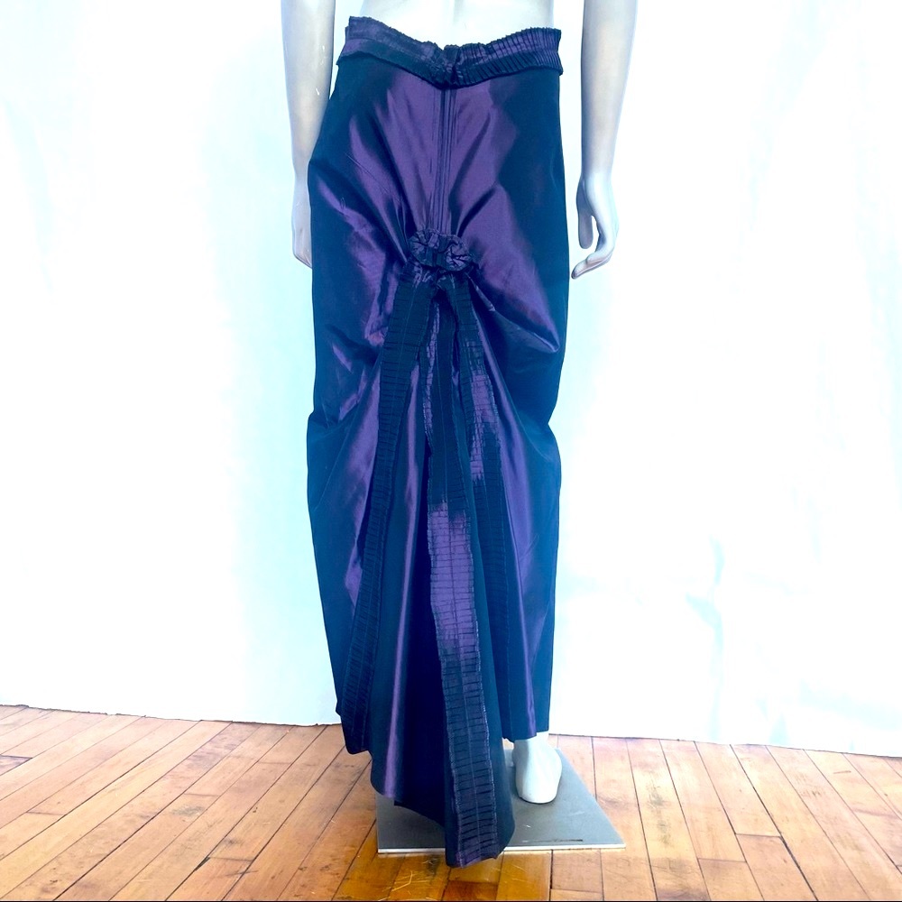 Vintage Roman Keflay Purple Satin Skirt